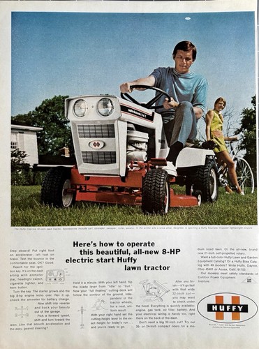 1970 huffy lawn - huffy,
