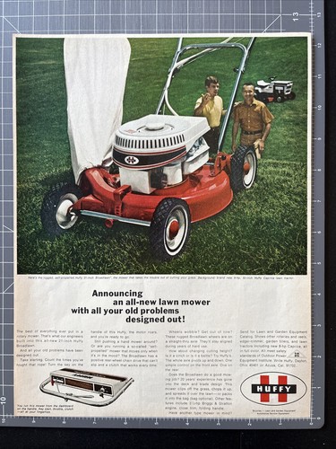 Huffy lawn mower - mower,