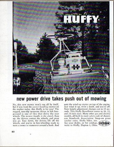 1960 print huffy - ad,